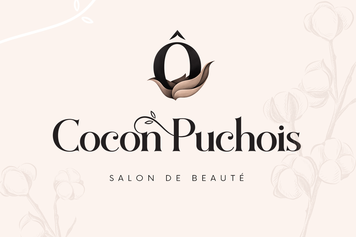 Logotype du salon de beauté Ô Cocon Puchois