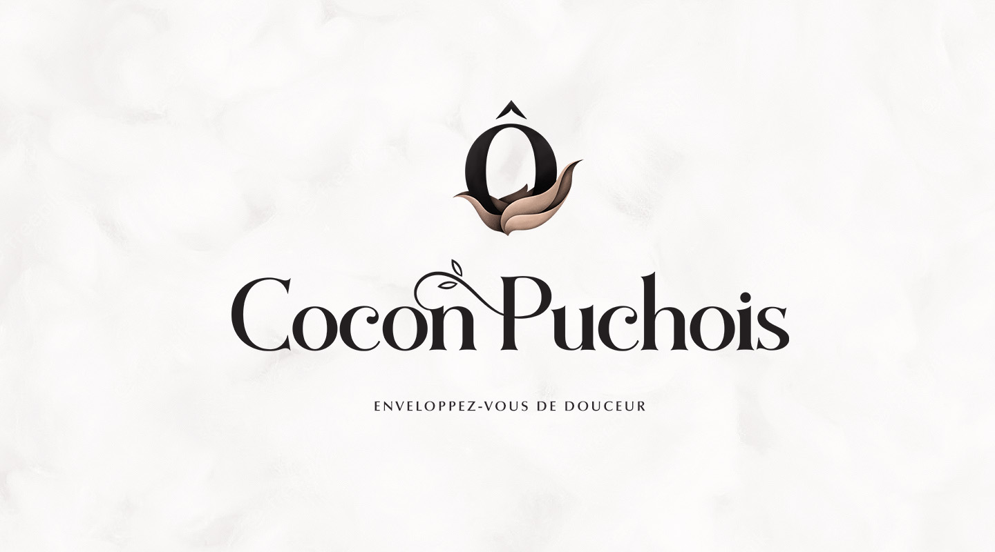 Logotype du salon de beauté Ô Cocon Puchois